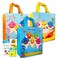 Baby Shark Tote Bag Bundle - 3 Large Baby Shark Reusable Grocery Bags, Travel Totes for Kids Party Supplies, Party Favors Plus Stickers, More   Baby Shark Reusable Tote Bag