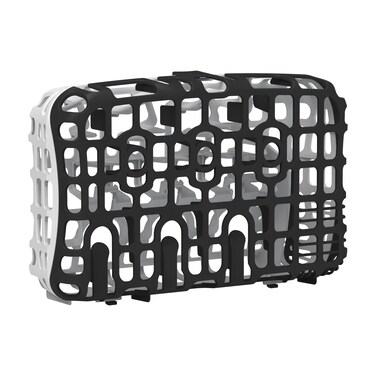 Dr. Brown's Dishwasher Basket for Small Baby Bottle Parts, Pacifiers, and Accessories, Clean, Store and Organize Newborn Essentials, BPA Free, Black