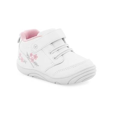 Stride Rite Baby Girls Sr Taye 2.0 First Walker Shoe, Pink, 3 Infant US