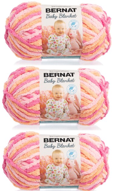 Bernat Baby Blanket Yarn (3-Pack) Peachy 161103-35103