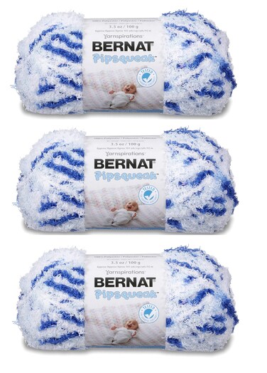Bernat Pipsqueak Yarn (3-Pack) Blue Jean Swirl 162059-591153