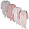 Gerber Baby Girls 4 Pack Sleep 'N Play Footie Bear Pink 0-3 Months