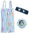 Jay Franco Bluey 3 Piece Spa &amp; Bath Set - Includes Towel Wrap, Loofah &amp; Spa Headband - Kids Bath &amp; Shower Accessories