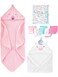 Simple Joys by Carter's Baby Girls' 8-Piece Towel and Washcloth Set, Pink Flamingo/White Unicorn, One Size
