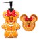 Jay Franco Disney Minnie Mouse Gingerbread Bathroom Set - 2 Piece Collection Includes Lotion Pump and Soap Dish - Christmas and Holiday Bathroom Accessories