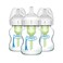 Dr. Brown's Natural Flow Anti-Colic Options+ Wide-Neck Glass Baby Bottles 5 oz/150 mL, with Level 1 Slow Flow Nipple, 3 Pack, 0m+