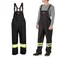 Viking Professional Journeyman 300D Trilobal Rip-Stop Fire Resistant Bib Overalls - FR Pants for Men and Women, Class 1, Black - 2X-Large