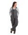 Berne Women's Softstone Duck Insulated Bib Overall, Medium Regular, Titanium