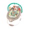 Bright Starts Disney Baby Winnie The Pooh Baby Bouncer Soothing Vibrations Deluxe Infant Seat - Faux Suede, Music, Removable -Toy Bar, 0-6 Months 6-20 lbs (Dots &amp; Hunny Pots)