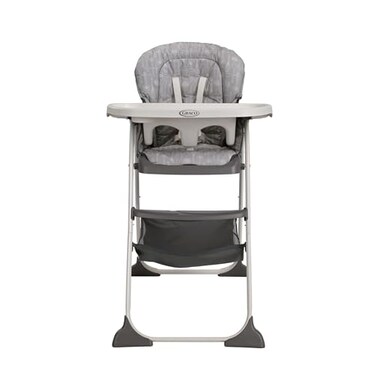 Graco Slim Snacker High Chair, Ultra Compact High Chair, Whisk