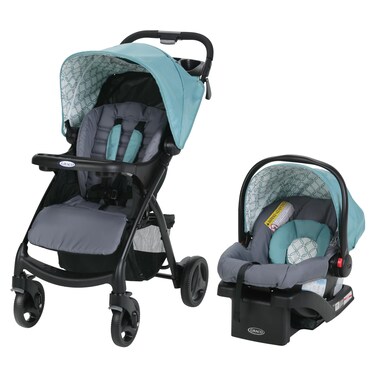 Graco Verb Travel System   Includes Verb Stroller and SnugRide 30 Infant Car Seat, Merrick   Stroller and Carseat Combo