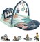 Fisher-Price Baby Playmat Kick &amp; Play Piano Gym with Musical and Sensory Toys for Newborn to Toddler, Navy Fawn