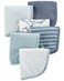 Carter's 6-Pack Washcloths (Blue/Navy/Stripes)