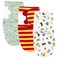 Harry Potter Hedwig Owl Newborn Baby Boys 3 Pack Swaddle Sacks Green/Maroon White 6-9 Months