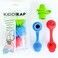 KiddiKap - No Spill Silicone Bottle Topper Spout - 3 Pack Bundle (Red, Blue, Green) - BPA Free - 7mm Slit