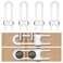 LLOOC Cabinet Locks for Babies,4 Pack U-Shaped Child Proof Cabinet Locks,Baby Proofing Cabinets,Child Locks for Cabinets,Child Proof Cabinet Latches with Adjustable(White)