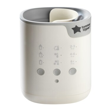 Tommee Tippee Multiwarm Bottle and Pouch Warmer, Warms Baby Feeds to Body Temperature in Minutes, Automatic Timer, White