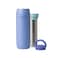 Boon Frosh Portable Breast Milk Chiller - Stainless Steel Breast Milk Cooler - Stainless Steel Portable Milk Storage Container - Blue - Keeps Breast Milk Cold for up to 17 Hours*