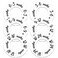 Pro Goleem Baby Closet Dividers Unisex Baby Closet Organizer for Nursery Baby Clothes Size Age Dividers Fits 1.5" Rod 6 PCS
