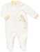 Carter's Terry Snap - White Solid Giraffe-3M