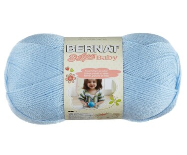 Bernat Softee Baby Yarn 3 Pack Bundle Includes 3 Patterns DK Light Worsted #3