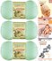 Bernat Softee Baby Yarn 3 Pack Bundle Includes 3 Patterns DK Light Worsted #3 (Mint)