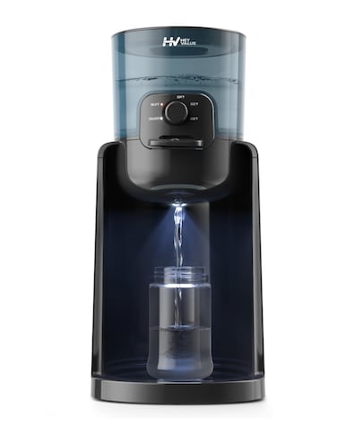 Water Warmer, HEYVALUE Baby Bottle Warmer, Formula Maker with Night Light, 4 Temperature Control &amp; 72H Keep Warm, Detachable Tank, Instantly Dispenses Warm Water, Feed Baby More Easier and Healthier