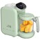Baby Food Maker, 5 in 1 Baby Food Processor with Steaming Basket, Auto Cooking &amp; Grinding, Touch Screen Control, Baby Steamer and Blender, Baby Food Puree Maker Warmer Mills Machine (Green)