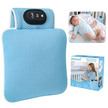 Baby Vibrating Sleep Soother,3 Adjustable Vibration Settings and 90 Minute Cut-Off Timer,Versatile Baby Sleep Aid Enhance Sleep Quality,Perfect for Newborns, Showers &amp; Registries!