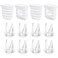 TOVVILD 12PCS Duckbill Values Silicone Diaphragm Compatible with eufy E10 S1 S1 Pro, S32 Breast Pump Replacement Pump Parts Accessories