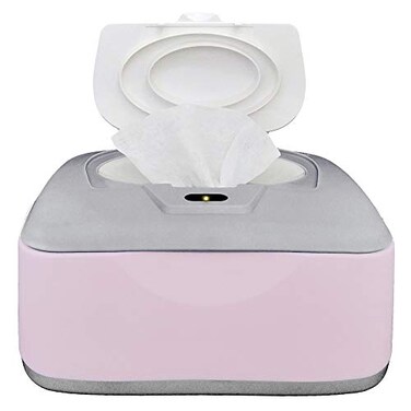 Baby Wet Wipe Warmer &amp; Dispenser, Holder and Case - with Easy Press On/Off Switch, Only Available at Amazon