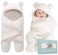 Baby Swaddle Blanket   Ultra-Soft Plush Essential for Infants 0-6 Months   Receiving Swaddling Wrap White   Ideal for Baby Boy Accessories and Newborn Registry   Perfect Baby Girl Shower Gift