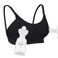 Momcozy Hands Free Pumping Bra, Adjustable Breast-Pumps Holding and Nursing Bra, Suitable for Breastfeeding-Pumps by Lansinoh, Philips Avent, Spectra, Evenflo and More(Black, Medium)