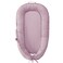 CooCooBaby Infant Lounger, Baby Nest Cover for Baby Girls &amp; Boys, Newborn Essentials for Baby 0-12 Months, 100% Cotton Breathable, Co Sleeper Portable Travel Bed (LavenderBlush, Cotton)