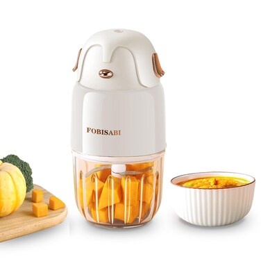 Baby Food Maker - Baby Food Processor Baby Food Blender for Baby Food, Fruit, Vegatable, Meat, Baby Food Puree Maker Make Fresh and Nutritious Meals for Your Little One (White)