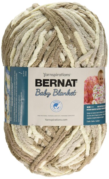 Bernat Baby Blanket Big Ball Yarn (04011) Little Sandcastles