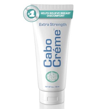CaboCreme Extra Strength Cabbage Breast Cream - 2X Strength for Engorgement Relief and Breastfeeding Weaning Support - Dry Up Breast Milk - OB-GYN Created &amp; Breastfeeding Mother-Approved - 2 oz