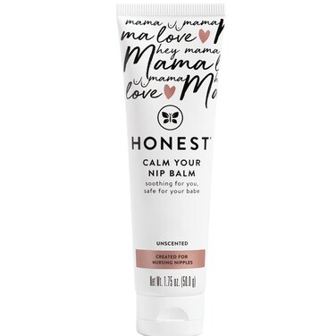 The Honest Company Honest Mama Calm Your Nip Balm   Nourishing + Soothing Nipple Cream for Nursing   Naturally Derived + Safe for Sensitive Skin   1.75 fl oz