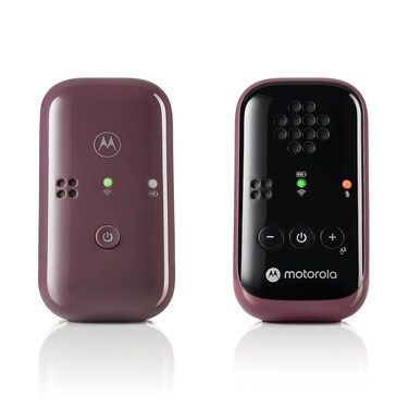 Motorola PIP12 Travel Baby Monitor, Audio-Only Portable Baby Monitor with Rechargeable Batteries, No Wi-Fi Baby Travel Essential, Long-Range Child Safety, Includes Water-Resistant Travel Case