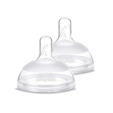 Playtex Baby NATURALATCH Comfort Nipple, Switch from Breastfeeding to Bottle, Most Like Mom Feel, Medium Flow, 2 Count