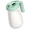 Momcozy Breast Milk Pitcher, Resistant to Heat and Cold Abrupt Temp Swings, No Leak Glass Breast Milk Fridge Storage Container With Wide Mouth, Fast Baby Formula Maker, Breastfeeding Essentials, Green