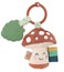 Itzy Ritzy Infant Toy &amp; Teether - Itzy Pal Baby Teething Toy Includes Lovey, Crinkle Sound, Textured Ribbons &amp; Silicone Teether Toy for Newborn (Mushroom)