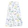 HALO Micro-Fleece Sleepsack Swaddle, 3-Way Adjustable Wearable Blanket, TOG 3.0, Dinos, Small, 3-6 Months