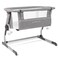 Baby Delight Beside Me Dreamer Bassinet   Bedside Sleeper   6-Position Height Adjustment   Charcoal Tweed