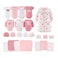 The Peanutshell Baby Layette Gift Set for Baby Girls - 23 Piece New Born Baby Girl Gift Set, Baby Clothes &amp; Newborn Essentials Must Haves - Newborn Baby Girl Clothes 0-3 Months - Rainbow Safari