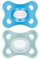 MAM Comfort Pacifiers, Newborn Pacifiers, 2 Count (Pack of 1) MAM Pacifiers 3-12 Months, Best Pacifier for Breastfed Babies, Boy Silicone Pacifier
