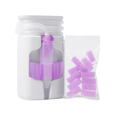 Dr. Noze Best - NozeBot   Electric Baby Nasal Aspirator   Hospital Grade Suction   Nose Sucker and Nasal Vacuum   Safe for Infants and Toddlers (On The Go - Mild Congestion)