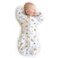Amazing Baby Transitional Swaddle Sack with Arms Up Half-Length Sleeves and Mitten Cuffs, Medium, 3-6 Months, 14-21 lbs, On Safari (Arms Up Swaddle, Transition Swaddle Sleep Sack for Better Sleep)