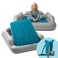 SlumberPod SlumberTot Inflatable Toddler Travel Bed - Portable Kids Air Mattress with Safety Bumpers - Perfectly Sized Ideal for Travel or Home Use - Includes Electric Pump