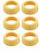 6 Pack Collars Medela Bottle Nipple Collars Rings for Baby Bottles 5oz &amp; 8oz Slow or Medium Flow Nipples BPA Free with BB Gift